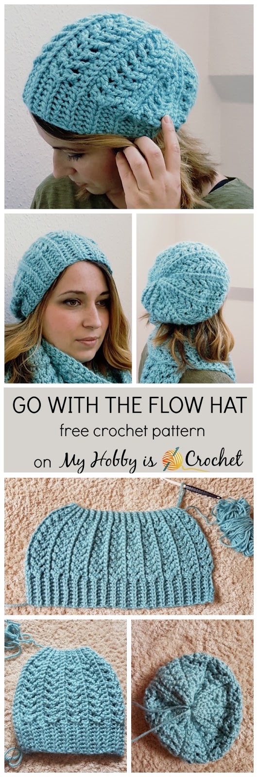 Step by online step crochet hat